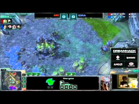oGsMC vs Idra DreamHack game 1 1/2