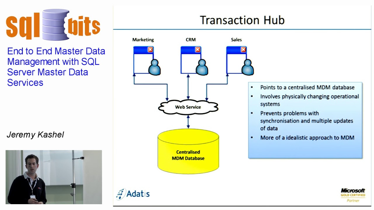 End to End Master Data Management with SQL Server Master Data Services by Jeremy Kashel