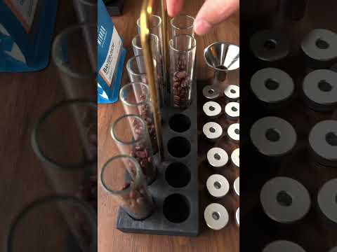 Grãos de café de dose única #coffee #asmr