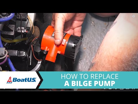 How To Replace Boat Bilge Pump + Waterproof Marine Electrical Connections | DIY | BoatUS