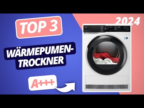Die BESTEN A+++ WÄRMEPUMPENTROCKNER 2024 | TOP 3 sparsame Trockner im VERGLEICH