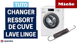 Suspension cassée ? Comment changer le ressort de cuve d’un lave-linge Miele !