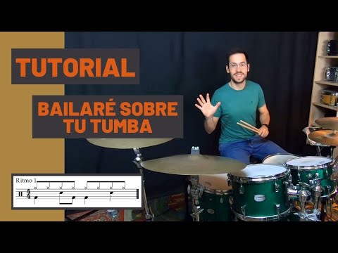Cómo tocar BAILARÉ SOBRE TU TUMBA en BATERÍA – (Siniestro Total) TUTORIAL Español