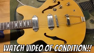 Video thumbnail for 2013 Epiphone E 230TD Inspired by John Lennon Revolution Casino Natural by Guitar Chimp