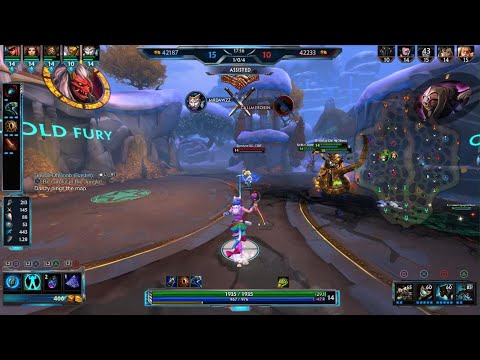 GETTING A QUADRA WHILST TROLLING W/BASTET IN SOLO LANE |  SMITE