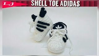 Crochet Adidas Baby Sneakers