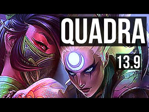 AKALI vs DIANA (MID) | Quadra, 13/3/3, Rank 15 | TR Challenger | 13.9