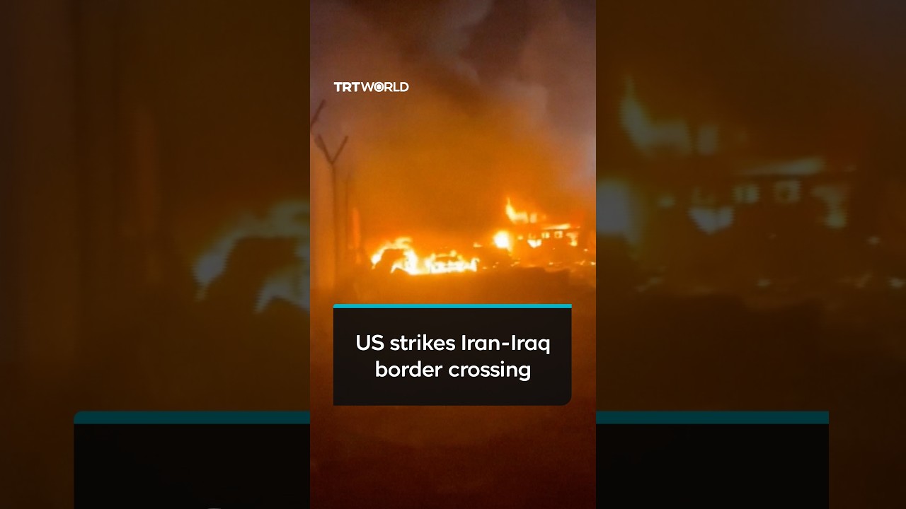 Video | US strikes Iranian side of Shalamcheh border crossing with Iraq