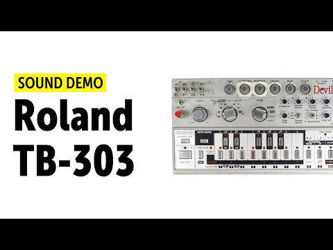 Roland TB-303 Devil Fish Sound Demo (no talking)