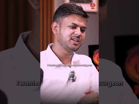 Why i choose to become a Neurosurgeon | Dr Amir AIIMS #shorts