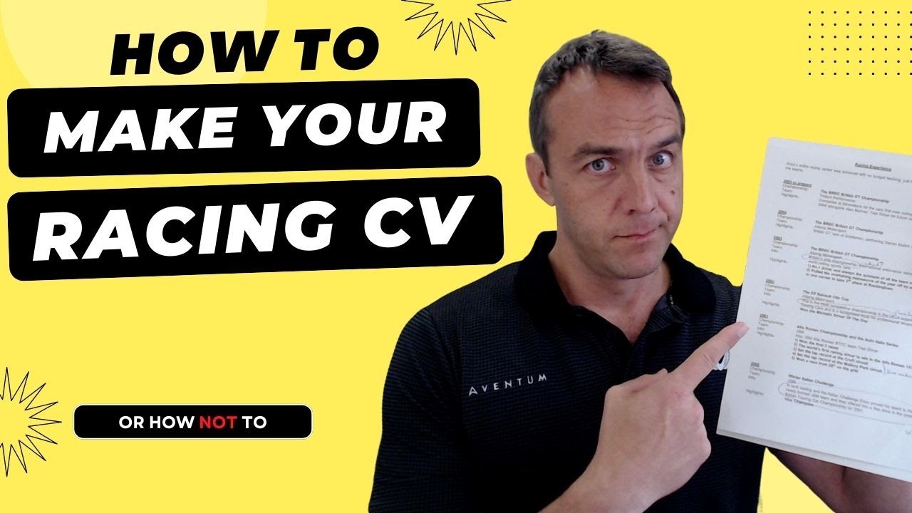 Creating Your Racing CV and More 2 Creating Your Racing CV and More