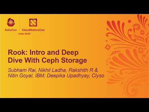 Rook: Intro and Deep Dive Wi... Subham Rai, Nikhil Ladha, Rakshith R, Nitin Goyal & Deepika Upadhyay