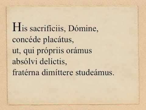 Dominica III in Quadragesima - Oratio super oblata