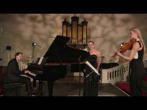 Brahms: Geistliches Wiegenlied (excerpt); Katie Bray, William Vann & Hélène Clément