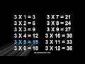 3 Times Table Song - Multiplication Memorization