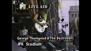 George Thorogood &amp; The Destroyers - The Sky Is Crying (MTV - Live Aid 7/13/1985)