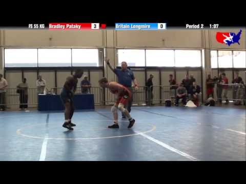 Bradley Pataky vs. Britain Longmire at 2013 Las Vegas/ASICS U.S. Open