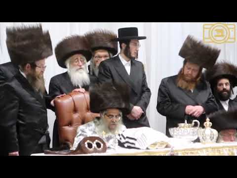 מעמד סיום כתיבת ספר תורה בראשית כ"ק אדמו"ר אדמו"ר מסאטמאר שליט"א אין מאנטריאל