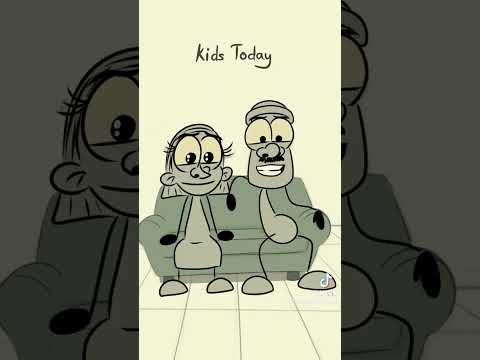 Kids now vs me back then😂 /// Video credit Rico animations /// #viralshort  #viral #animation #fyp