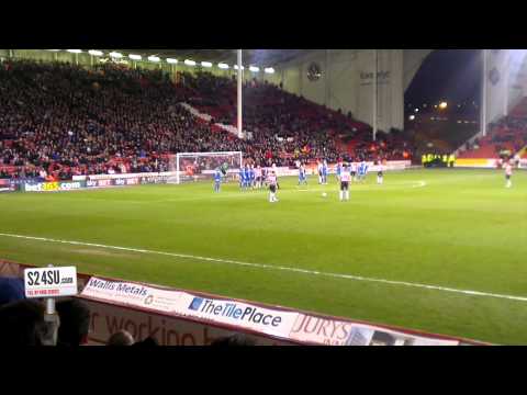 Sheffield United 2 - 0 Peterborough United - Ben Davies Free Kick