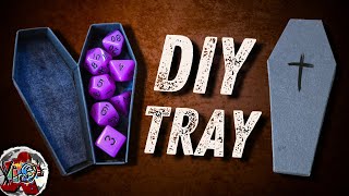Easy Paper Craft For Board Games - The Coffin Tray