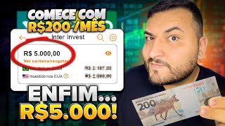 From R$200 to R$5000 INVESTED! How Much Did It Yield? | STARTING WITH 200 REAIS #23