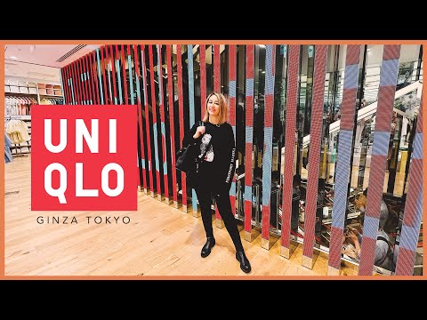 快速遊覽日本東京銀座優衣庫旗艦店 (Quick Tour of the Uniqlo Flagship Store in Ginza, Tokyo - Japan)