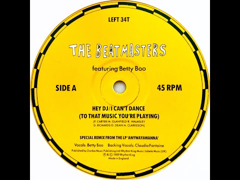 The Beatmasters feat. Betty Boo • Hey DJ, I Can't Dance (To That Music You're Playing) (1989)