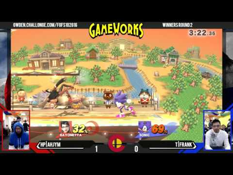 HP | Ahjym (Bayonetta) Vs. T | Frank (Samus, Sonic) - WR2