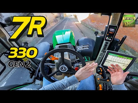 John Deere 7R 330 Gen2 mit CommandPro - POV Drive in Ultra HD