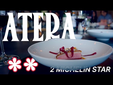 The BEST 2 MICHELIN STAR Lunch in New York City!! | Atera, NYC