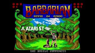 Barbarian : The Ultimate Warrior - Atari ST (1987) longplay