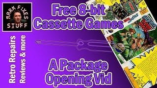 Free 8 Bit Games Cassettes from Graeme Mason! Epic FREEBIES!