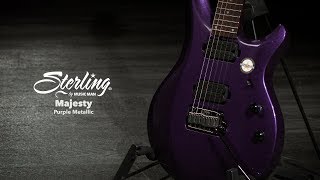 Video thumbnail for Sterling Majesty, Purple Metallic | Gear4music demo by Gear4music Guitars