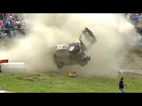 Group B Supercars Audi Quattro S1 and MG Metro 6R4 Norway Rallycross 1991.