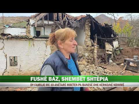 Mat, shembet banesa, 2 familje me 10 anëtarë në qiell të hapur