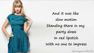 Taylor Swift - The Moment I Knew (Lyrics)