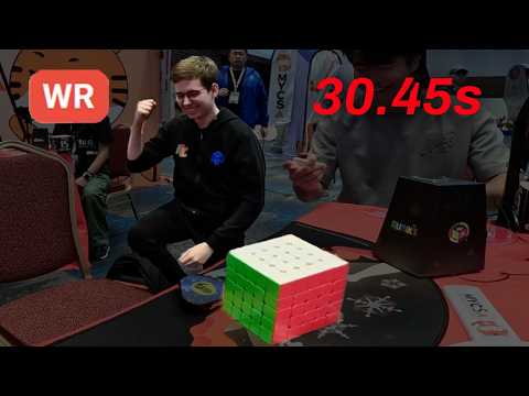 5x5 WORLD RECORD: 30.45s