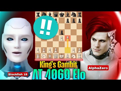 Stockfish 18 RECENTLY Played King's Gambit Against AlphaZero at the 4060 Elo Level | Stockfish Chess