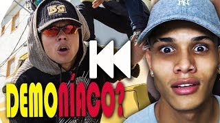 REAGINDO A RABETÃO MC LAN DE TRÁS PRA FRENTE