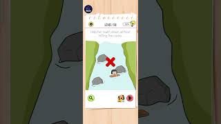 Brain Test All Star Level 178 |Help her Swim Down Without Hitting Rocks.| Walkthrough Solution