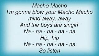 Falco - Macho Macho Lyrics