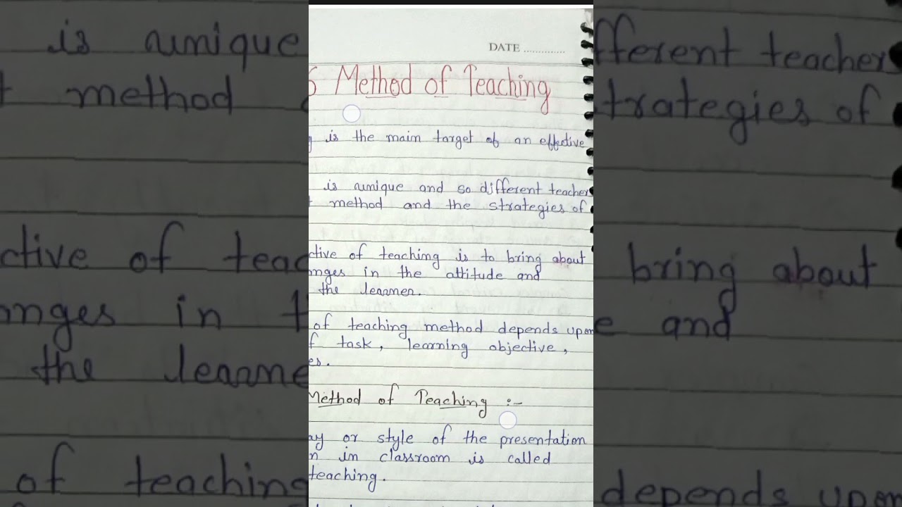 method of teaching (CET) #selfnotes #nursing #method #teaching #youtubeshorts #yt #ytshorts