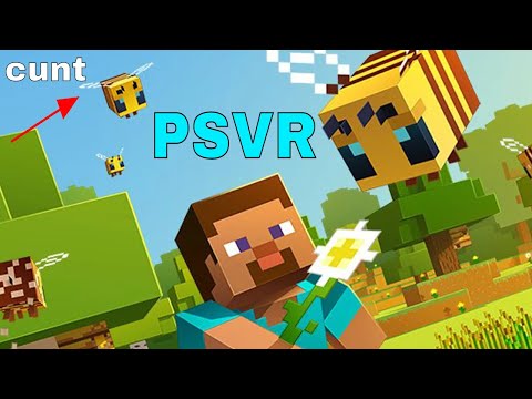 Minecraft PSVR out now! VR Gameplay - This is Amazing!