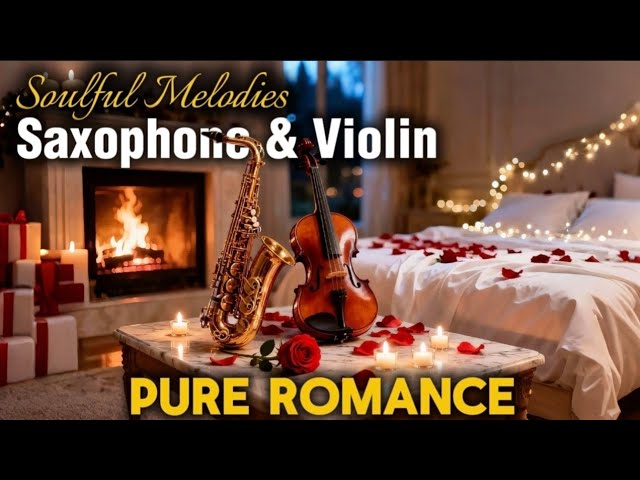 Soulful Romantic Instrumental Music 🎷🎻 Beautiful Saxophone, Violin & Piano Love Songs