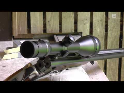 Firing a Krieghoff Drilling Optima caliber 9,3x74R