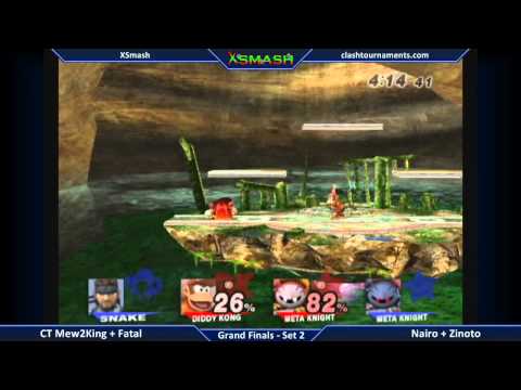 XSmash - CT Mew2King + Fatal vs Nairo + Zinoto - Grand Finals Set 2 - SSBB