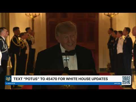President Trump and the President of China Deliver Remarks at a State Dinner