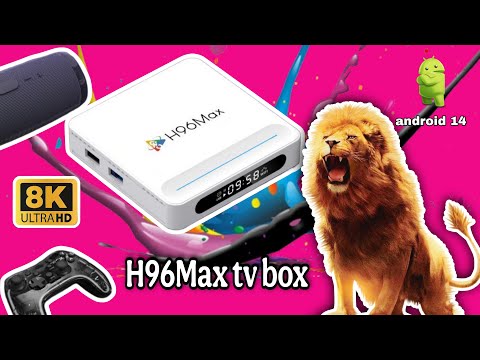 H96Max H618 Plus TV Box | Android 14, 8K UHD, WiFi 6, Voice Control & Quad-Core Power!