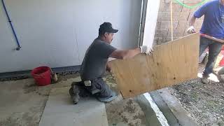 Watch video: Waterproofing A Walkout Basement With Our...